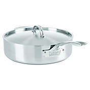 Viking&reg; Professional 5-Ply Stainless Steel Covered Saute Pan