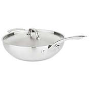 Viking&reg; Professional 5.2 qt. 5-Ply Stainless Steel Covered Chef Pan