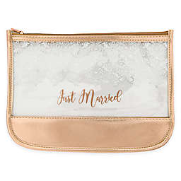 Miamica® "Just Married" Accessory Pouch in Rose Gold