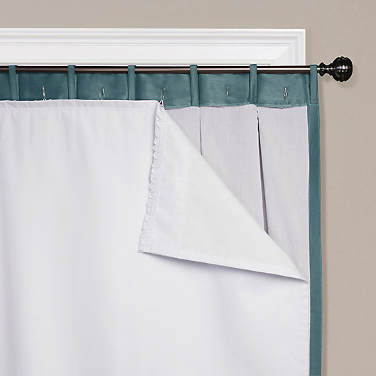 Rod Pocket Insulating Blackout Curtain, How To Attach Blackout Curtain Lining