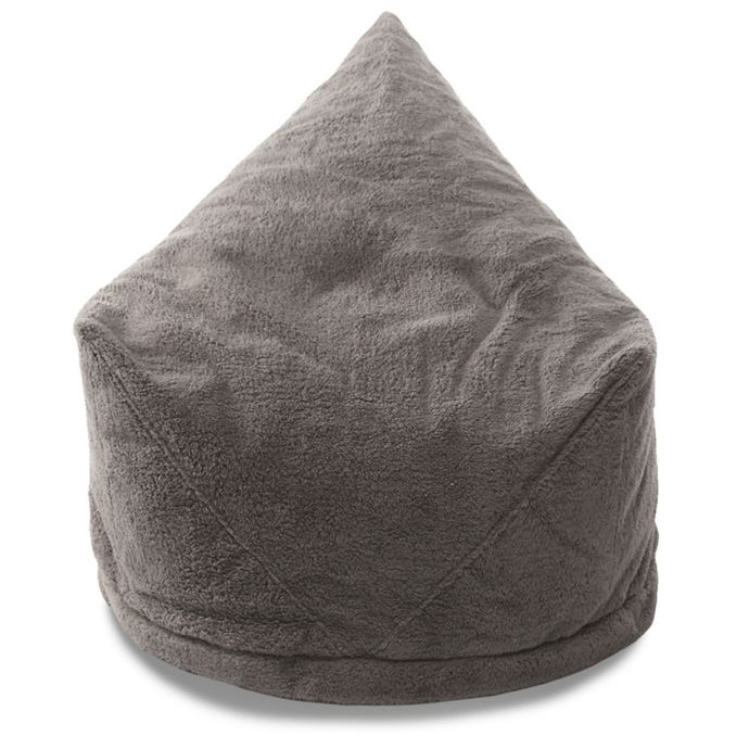 Mimish® Velboa Sherpa Storage Bean Bag Lounger Chair buybuy BABY