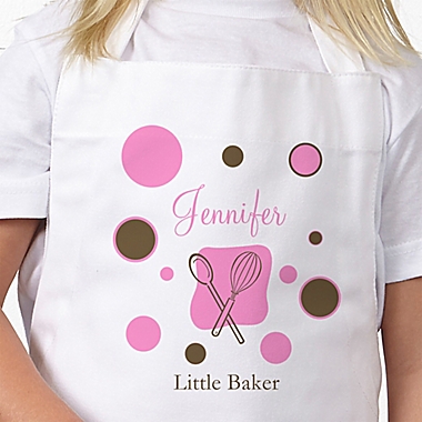 Lil&#39; Baker Polka Dot Youth Apron. View a larger version of this product image.