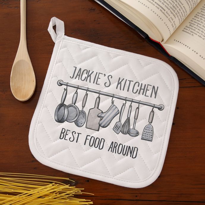 Customize the Seasoned With Love Potholder Bed Bath and Beyond Canada
