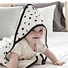 Alternate image 3 for Double-Sided Muslin Hooded Towel in Black