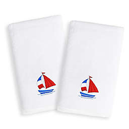 Linum Home Textiles Kids Boat Terry Hand Towels (Set of 2)