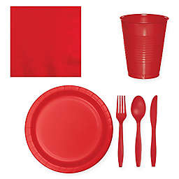 Party Supplies Collection in Red