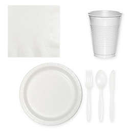 Party Supplies Collection in White