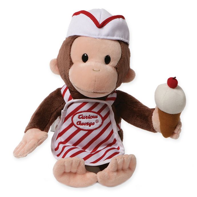 curious george fireman plush