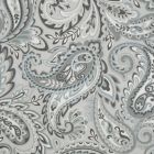 Alternate image 4 for Madison Park Yvette Paisley Printed 95-Inch Twist Tab Window Curtain Panel in Grey (Single)