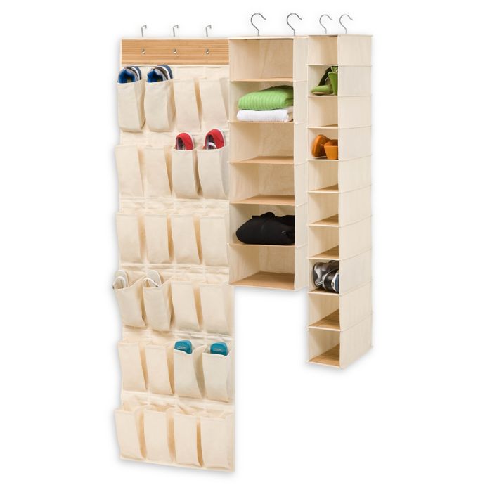 Honey Can Do Closet 3 Piece Organizing Kit In Natural Bed Bath