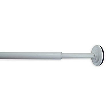 Versailles Home Fashions 24 to 36-Inch Adjustable Tension Curtain Rod to White. View a larger version of this product image.