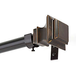 Kenney® Lincoln 90 to 130-Inch Adjustable Curtain Rod in Oil Rubbed Bronze