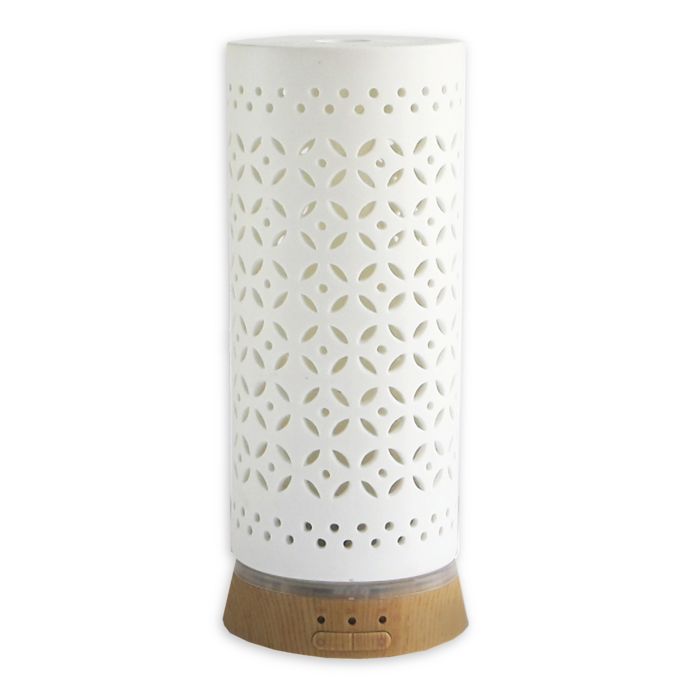 Elle Decor® Ultrasonic Oil Diffuser in White Bed Bath