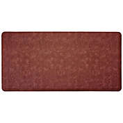 Chef Gear Marni 20&quot; x 39&quot; Embossed Gelness Anti-Fatigue Kitchen Mat in Red