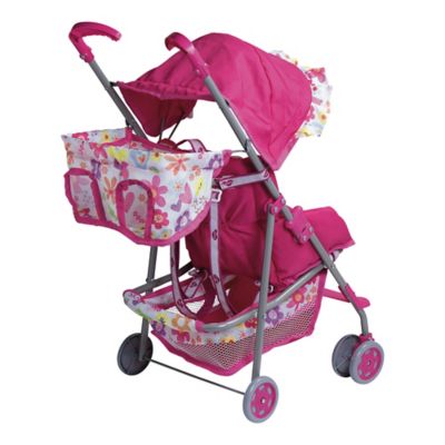 two seater baby doll stroller