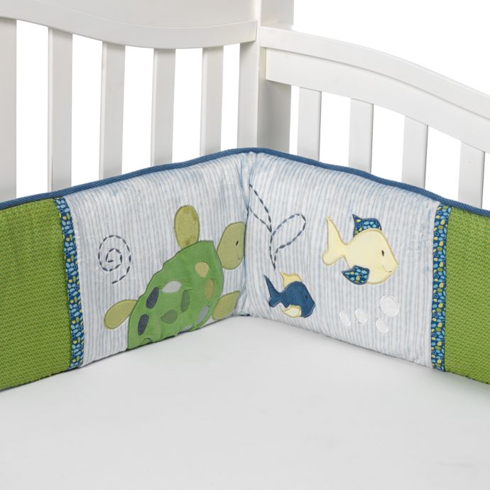 Cocalo Baby Turtle Reef 4 Piece Crib Bumper Set Buybuy Baby