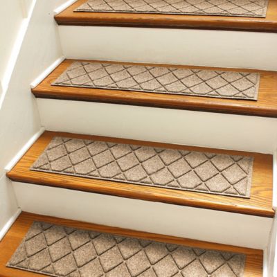 Weather Guard&trade; Argyle 8.5&quot; x 30&quot; Stair Treads (Set of 2)