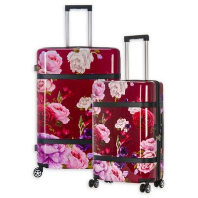 triforce luggage floral