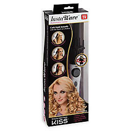 KISS® Ceramic Instawave Automatic Hair Curler in Black/White