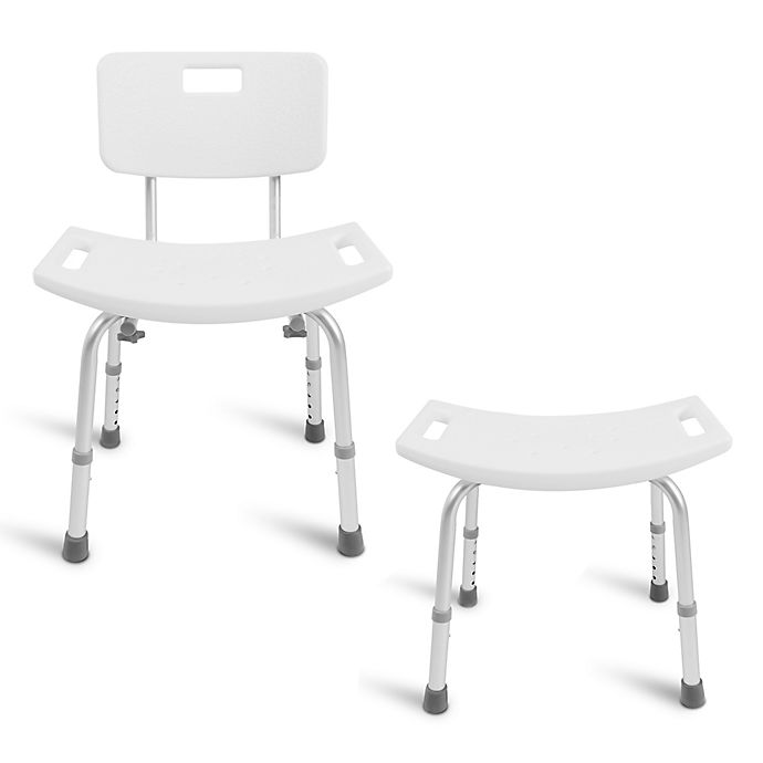 shower chair with arms and backrest