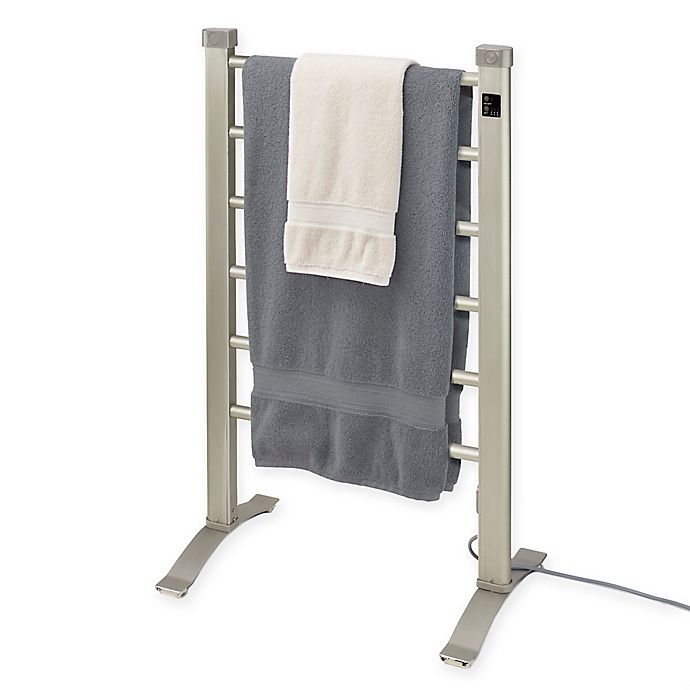 Conair Programmable Towel Warming Rack In Silver Bed Bath Beyond - Wall Mounted Towel Rack Bed Bath And Beyond