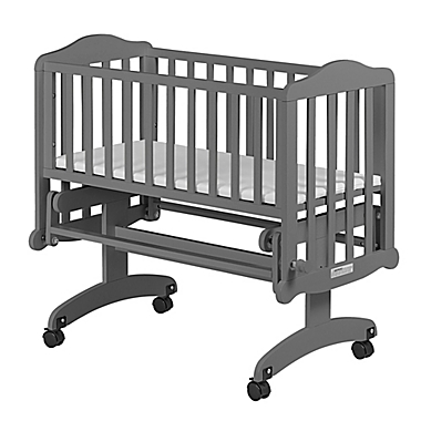 Dream on Me Lullaby Cradle Glider in Storm Grey. View a larger version of this product image.