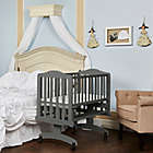 Alternate image 2 for Dream on Me Lullaby Cradle Glider in Storm Grey
