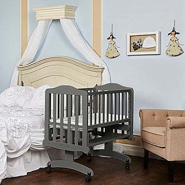 Dream on Me Lullaby Cradle Glider in Storm Grey. View a larger version of this product image.