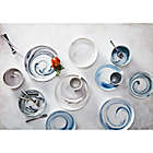 Alternate image 1 for Artisanal Kitchen Supply&reg; Coupe Marbleized Dinner Bowl in Black/White