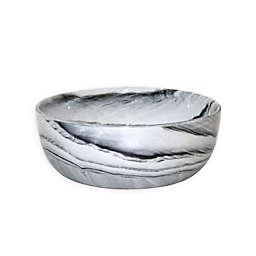 Artisanal Kitchen Supply® Coupe Marbleized Cereal Bowl in Black/White