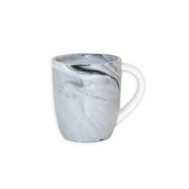 Artisanal Kitchen Supply&reg; Coupe Marbleized Espresso Mug in Black/White. View a larger version of this product image.