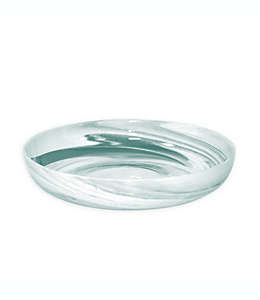 Tazón Coupe de porcelana Marbleized Artisanal Kitchen Supply® color aqua