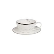 Olivia &amp; Oliver&trade; Harper Splatter Platinum Cup and Saucer