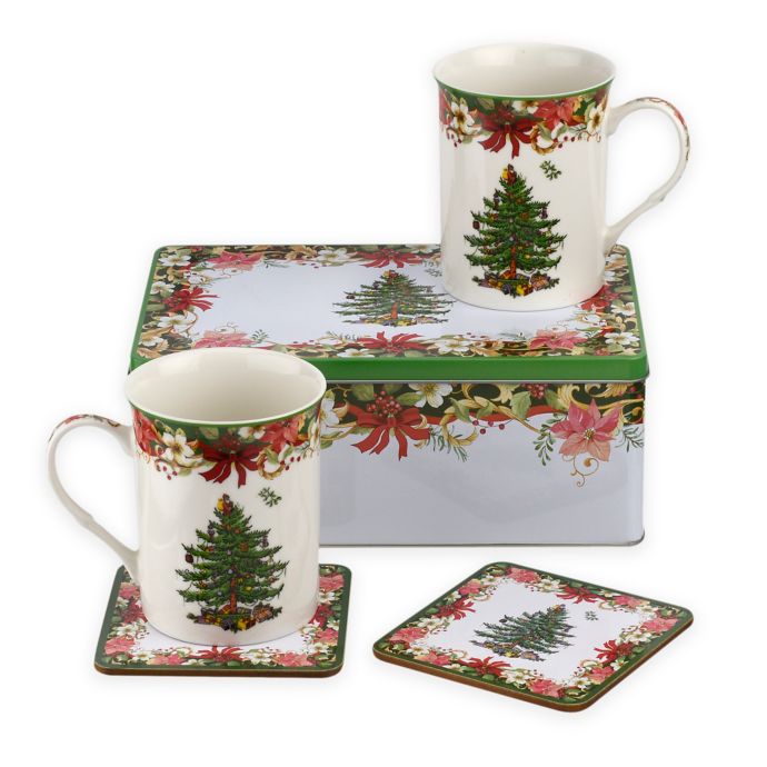 Spode® Christmas Tree 2018 Annual 5-Piece Tin Gift Set ...