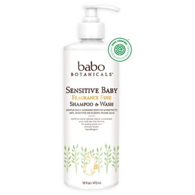 babo botanicals moisturizing baby shampoo and wash