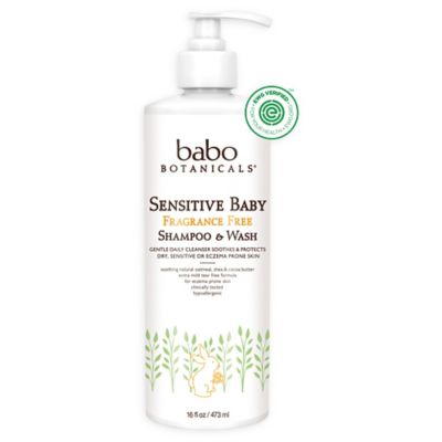 babo botanicals moisturizing baby shampoo wash