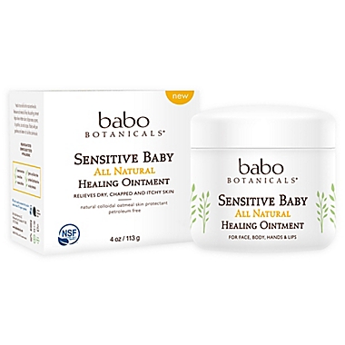 Babo Botanicals&reg; 4 oz. Sensitive Baby Fragrance-Free All Natural Healing Ointment. View a larger version of this product image.