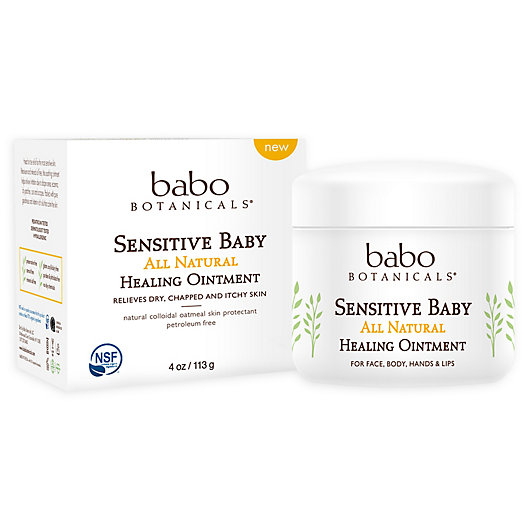Alternate image 1 for Babo Botanicals® 4 oz. Sensitive Baby Fragrance-Free All Natural Healing Ointment