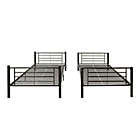 Alternate image 5 for Forest Gate Riley Twin Metal Bunk Bed in Black