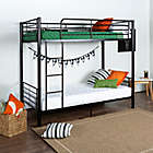 Alternate image 1 for Forest Gate Riley Twin Metal Bunk Bed in Black