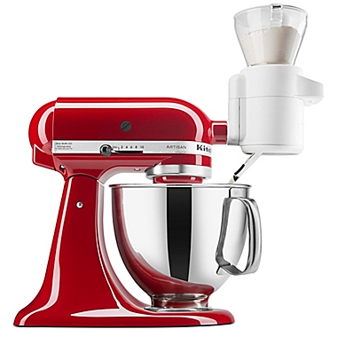 KitchenAid&reg; Flour Sifter &amp; Scale Attachment in White. View a larger version of this product image.