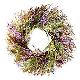 National Tree Company® 22-Inch Mixed Leaf Spring Artificial Wreath