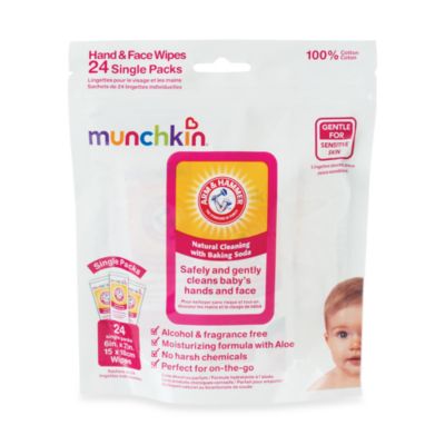 hand and face wipes