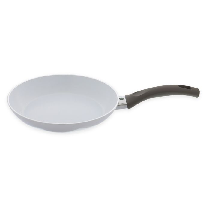 Ballarini Tropea Nonstick 11Inch Aluminum Fry Pan in White/Grey Bed