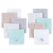 Hudson Baby&reg; 8-Pack Elephant Woven Terry Washcloths in Grey