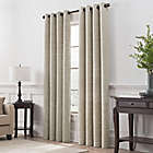 Alternate image 1 for Chantal 84-Inch Grommet Room Darkening Window Curtain Panel in Linen