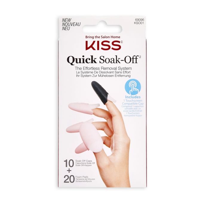 Kiss Quick Soak Off Effortless Artifical Nail Removal System Bed