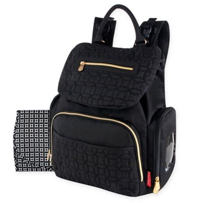 Hayden Quilted Backpack Diaper Bag in 