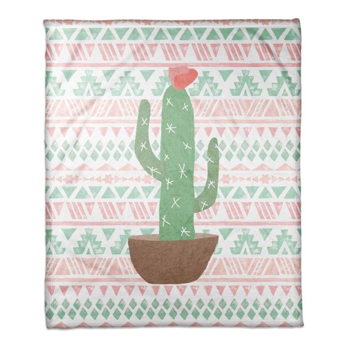 ASHLEIGH Cactus Pattern Hooded Blanket 50x60 inches Kids ...