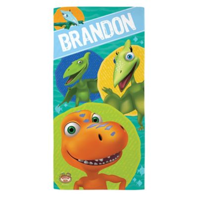 dinosaur beach towel